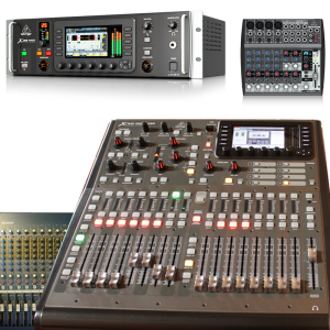 Consoles and mixers